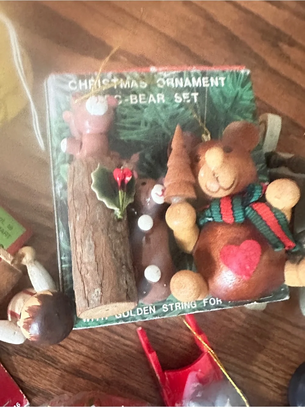 Vintage lot of 33 Christmas ornaments